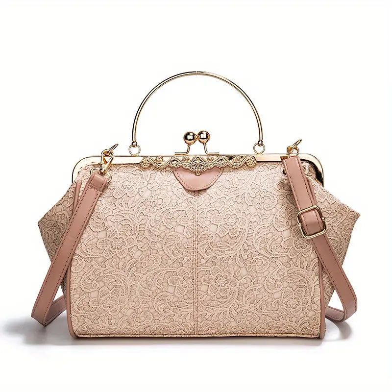 Retro-Inspired Geometric Crossbody Bag by Liv