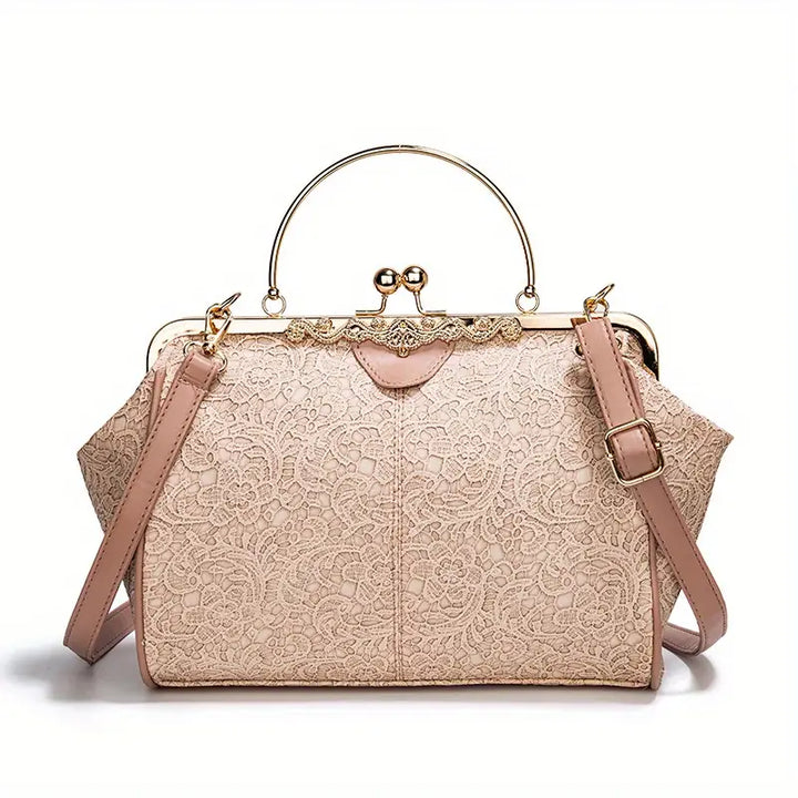 Retro-Inspired Geometric Crossbody Bag by Liv
