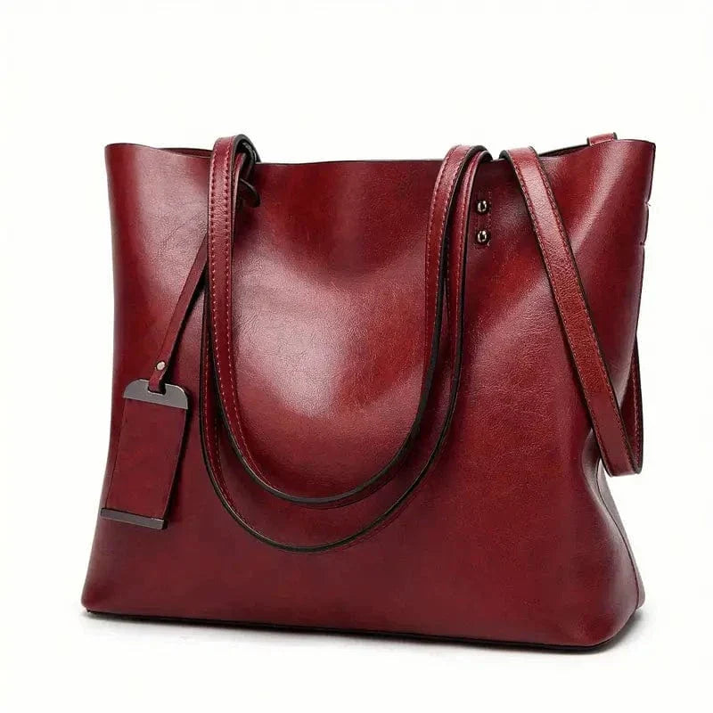 Chic and Multifunctional Leather Handbag