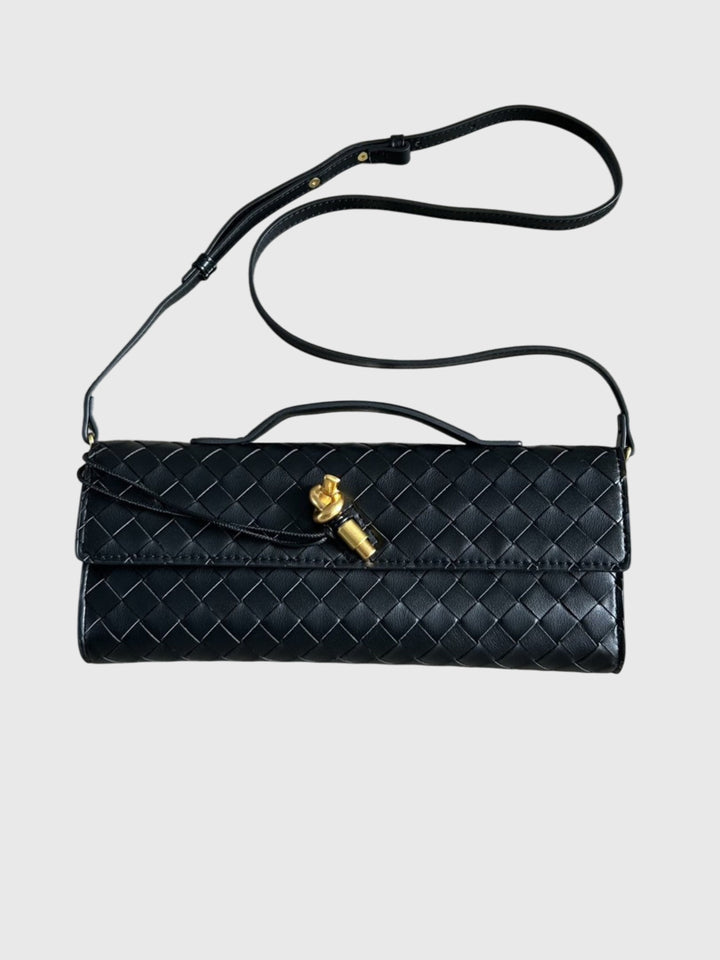 Camila | Elegant Slim Woven Clutch