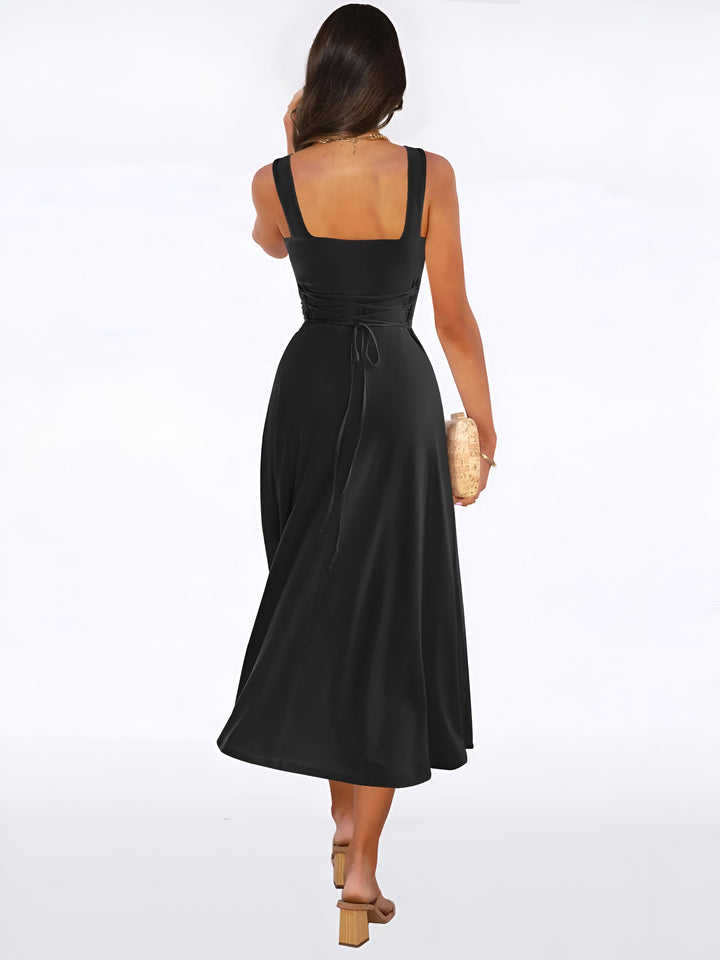 SIGLINDE FASHIONABLE MIDI DRESS