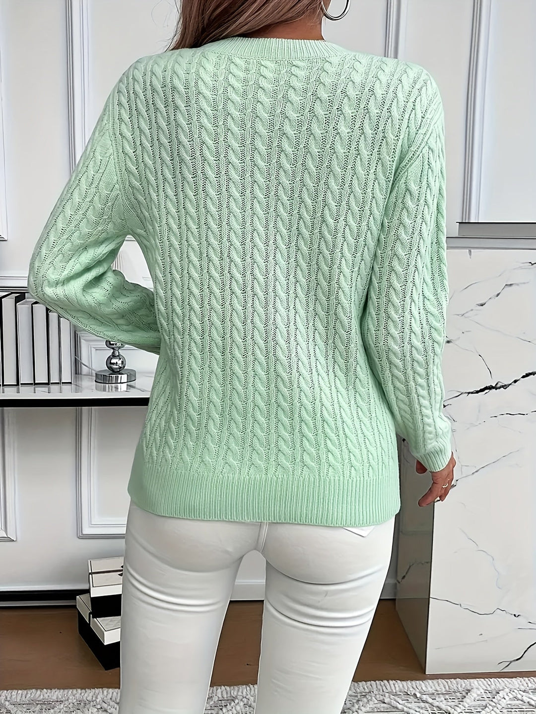 Antonella - Relaxed Fit Round Neck Sweater
