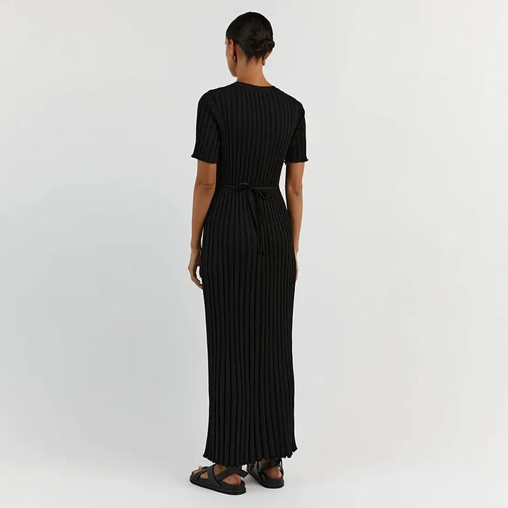 Angela | Simple Knit Maxi Dress