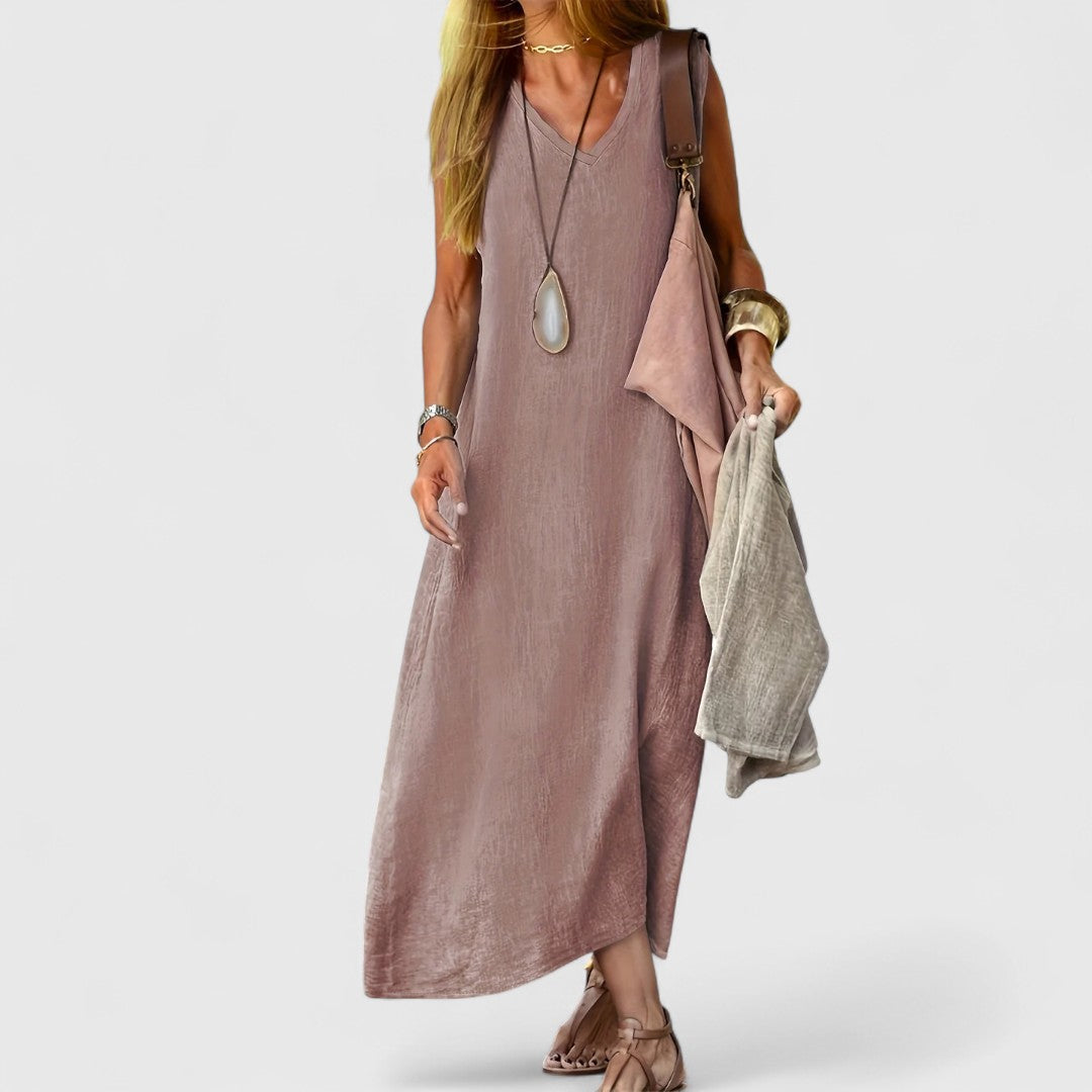 Alisa – Relaxed Sleeveless Dress