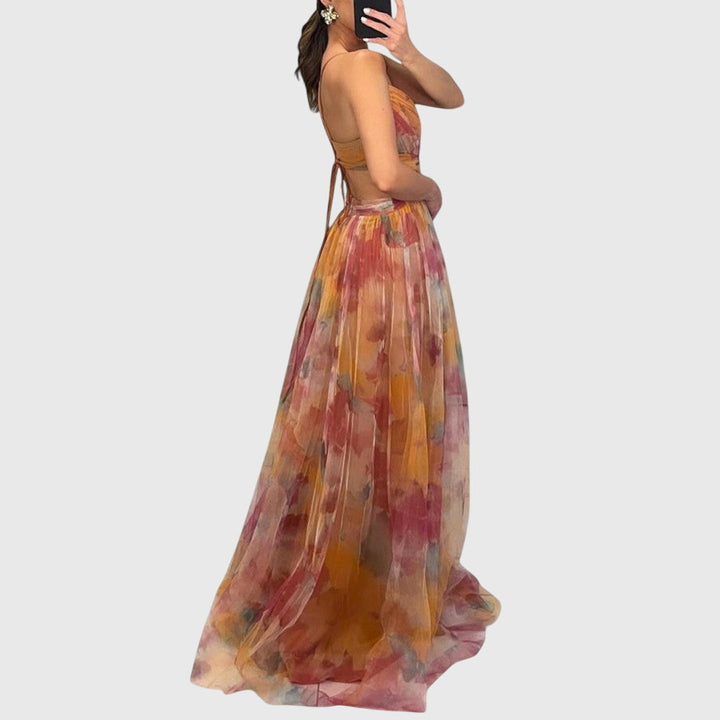 Chelsea - Elegant Floral Maxi Dress