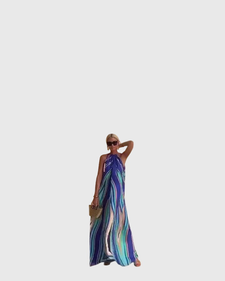 Carrie - Halter Neck Maxi Dress