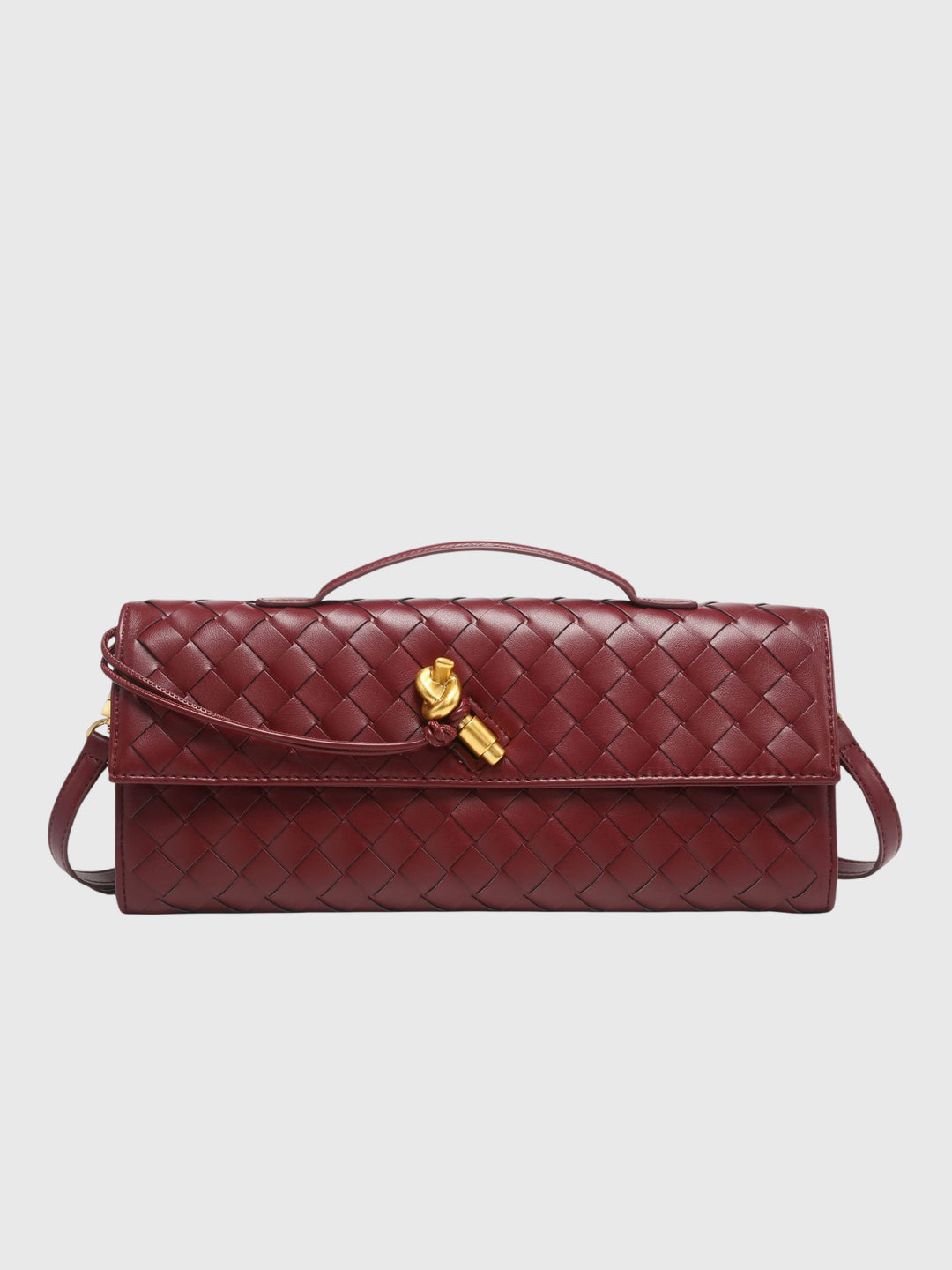 Camila | Elegant Slim Woven Clutch