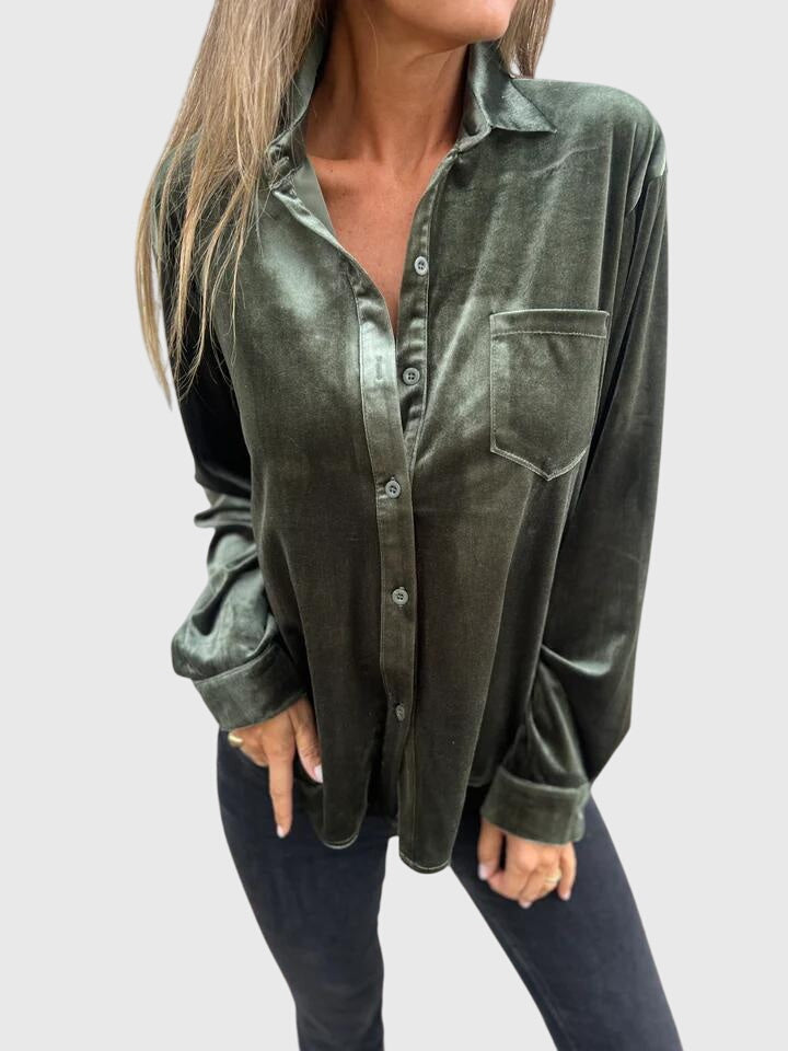 Catherine - Luxurious Velvet Top