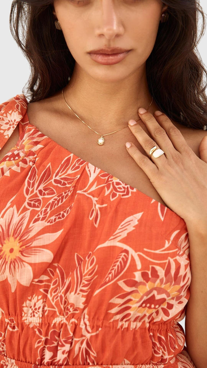 Bailey | Elegant Gold Pearl Pendant Necklace