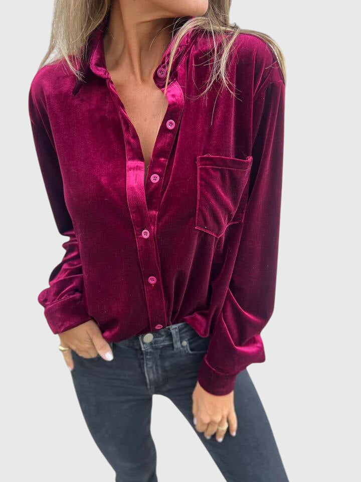 Catherine - Luxurious Velvet Top
