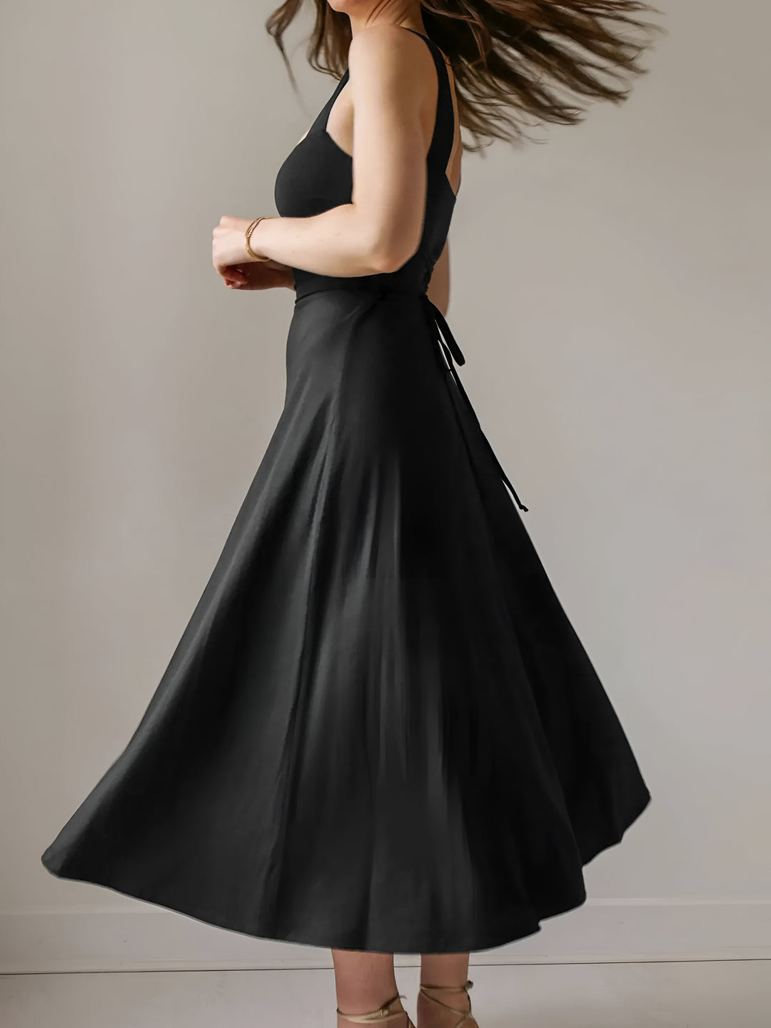 SIGLINDE FASHIONABLE MIDI DRESS