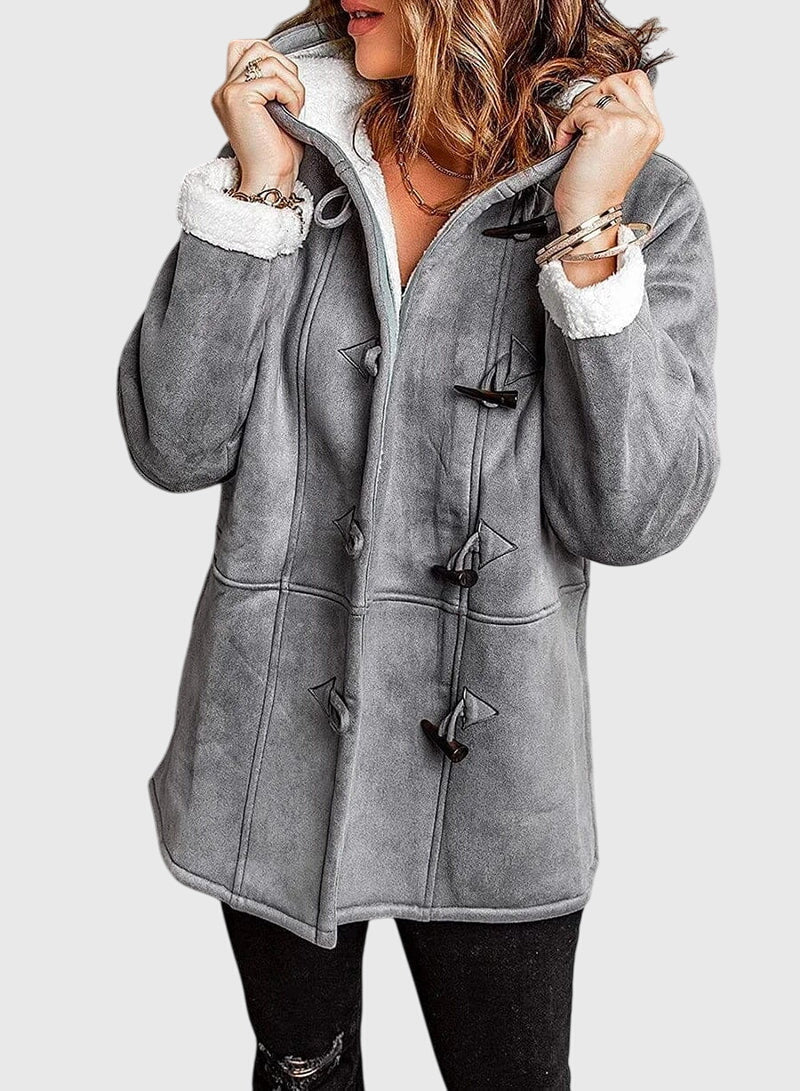 Charlotte - Cozy Hooded Fleece Jacket
