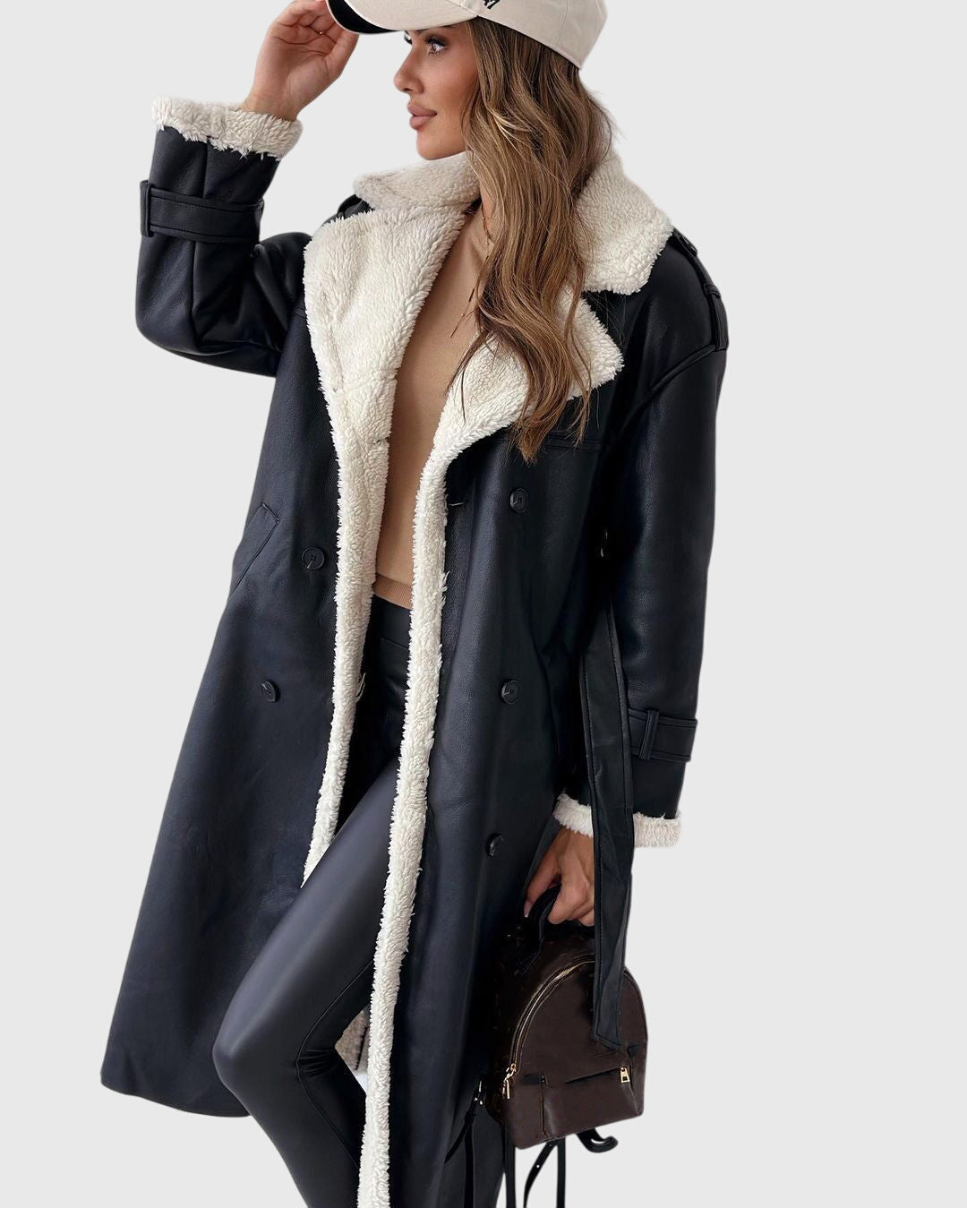 Beatrice - Long Coat with Borg Collar