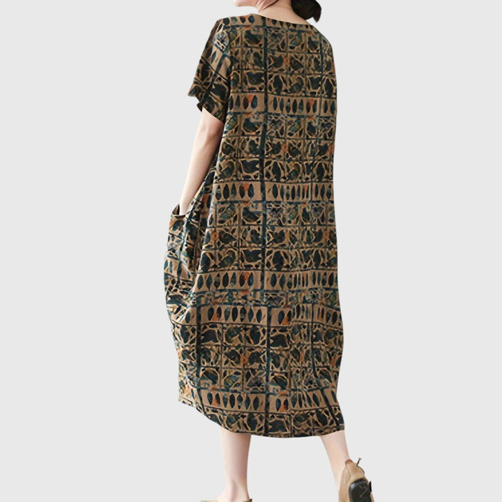Andrea - Chic Maxi Dress with Elegant Tummy Coverage