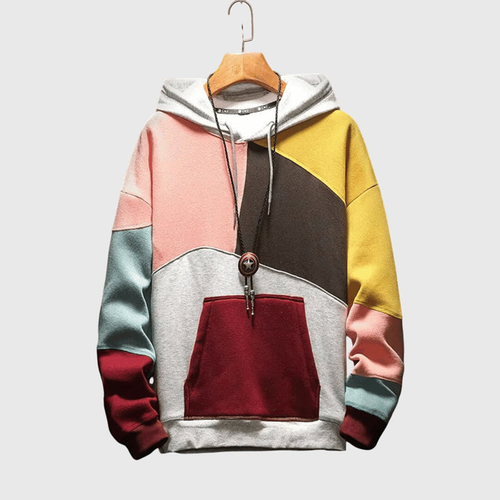 Ashley - Extra-Large Patchwork Hoodie