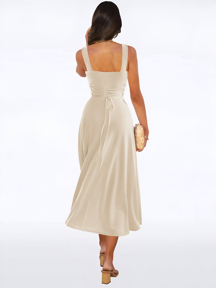 SIGLINDE FASHIONABLE MIDI DRESS