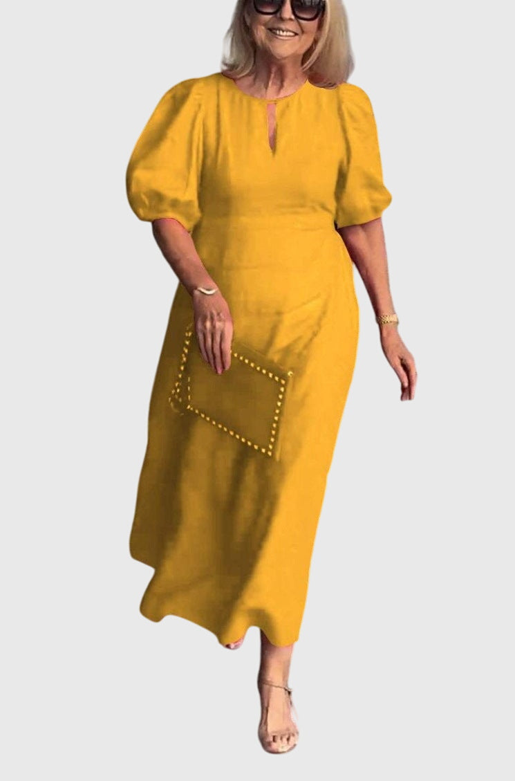 Aime - Chic Midi Dress with Elegant Essence