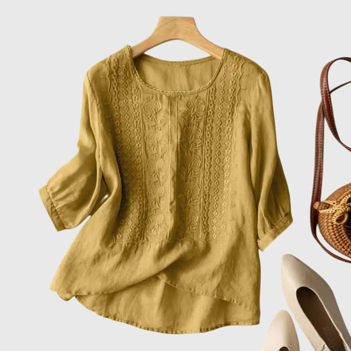 Alora - Timeless Floral Blouse