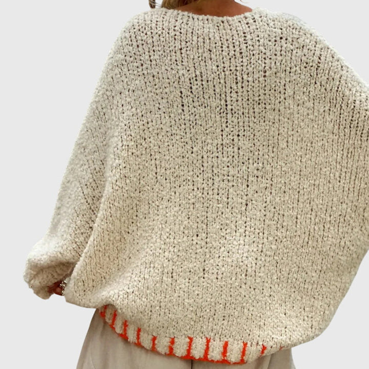 Aria V-Neck Knit Sweater