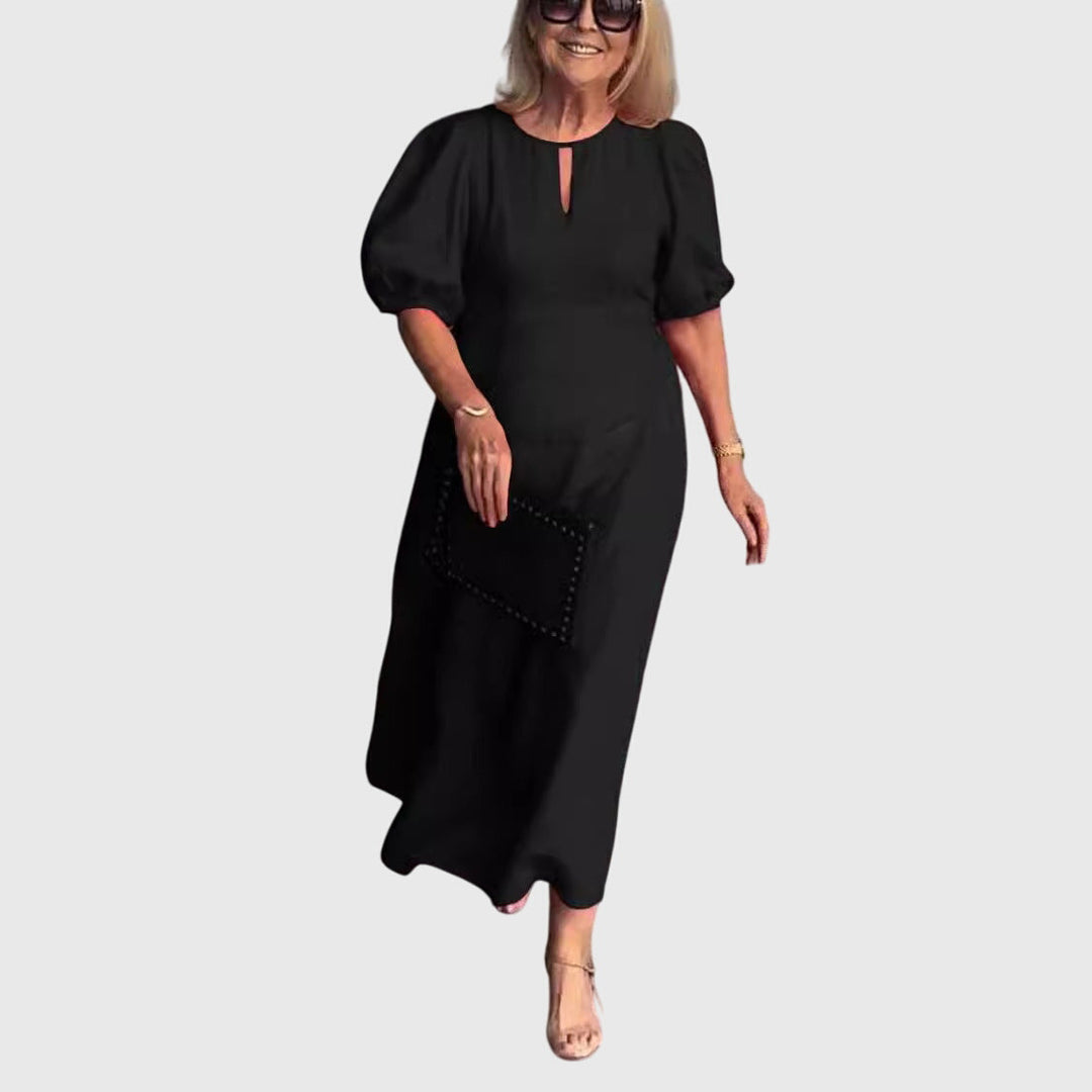 Aime - Chic Midi Dress with Elegant Essence