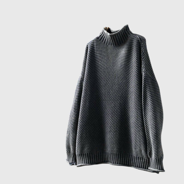 Amelia - Knit Jumper with Funnel Neck