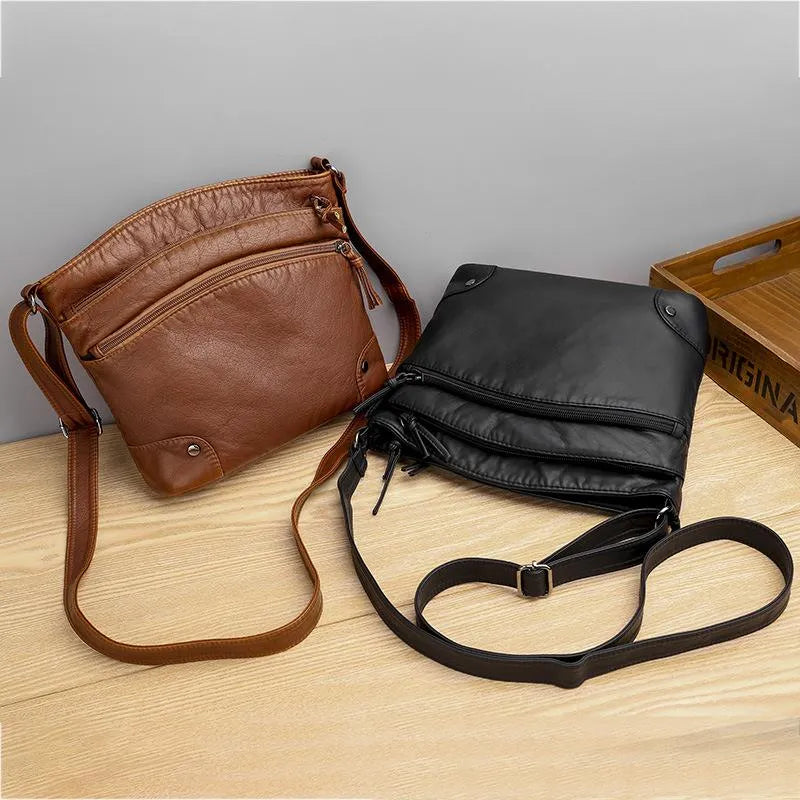 Anna™ - Chic Leather Shoulder Bag