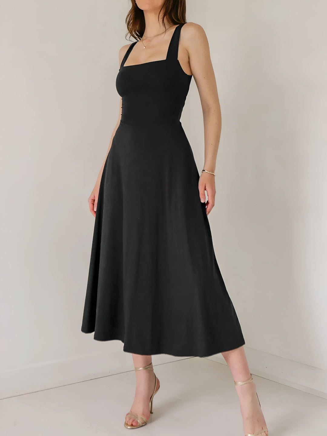 SIGLINDE FASHIONABLE MIDI DRESS