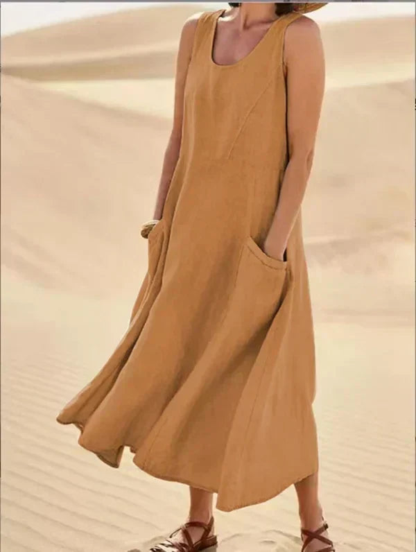 Liesel | Pocketed Sleeveless Dress