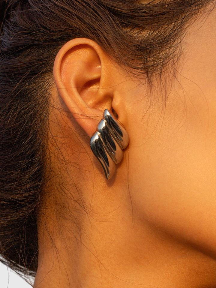 Aitana | Triple Layer Wing Earrings