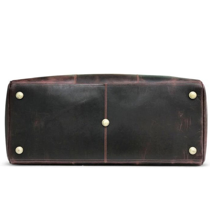 Weekend Bag in Dark Brown Hunter Leather