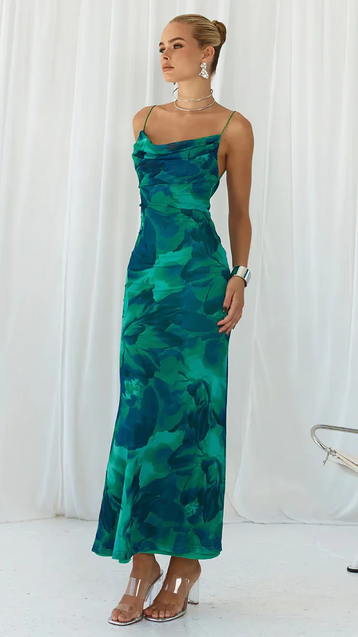 Ainsley - Sleeveless Bodycon Maxi Dress for Club Parties
