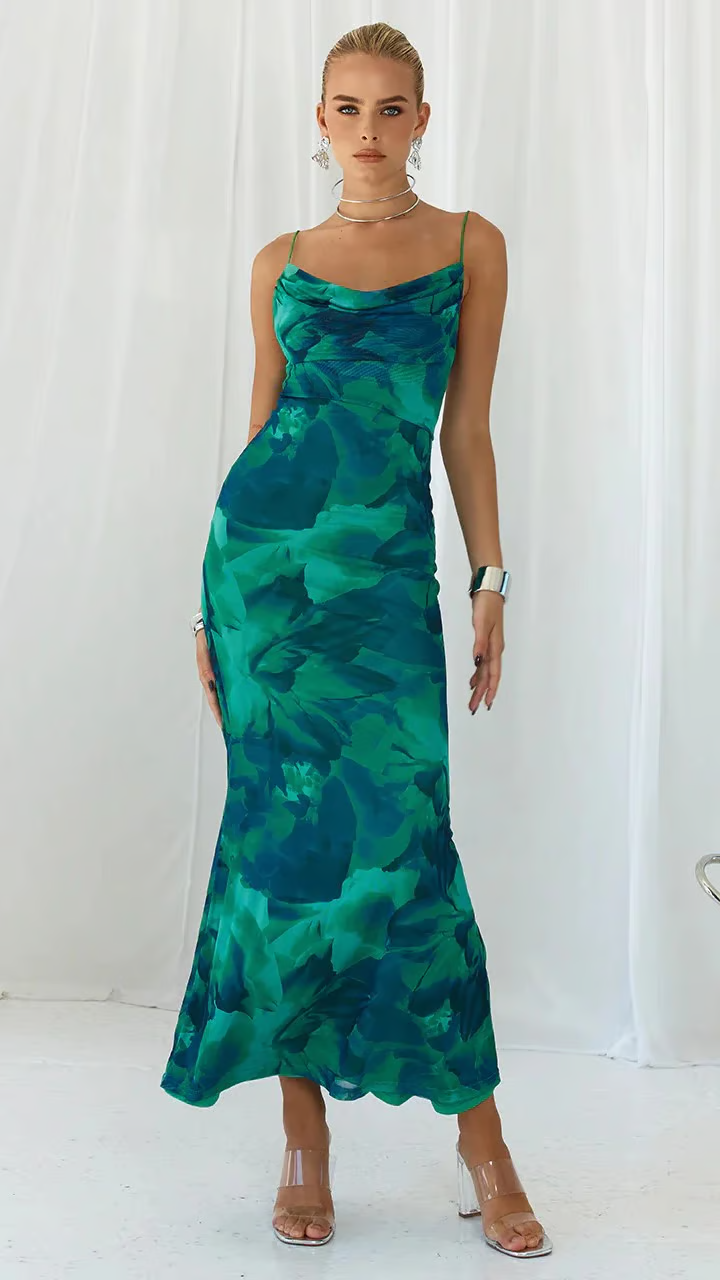 Ainsley - Sleeveless Bodycon Maxi Dress for Club Parties