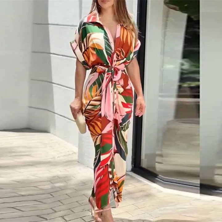 Amalthea™ – Elegant Maxi Wrap Dress