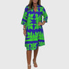Green and Navy Blue