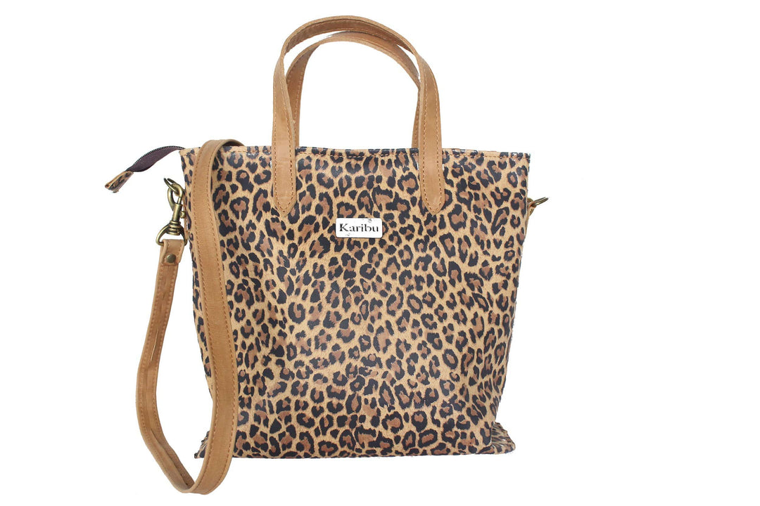 Kika Brown-Strap Animal Print Wallet