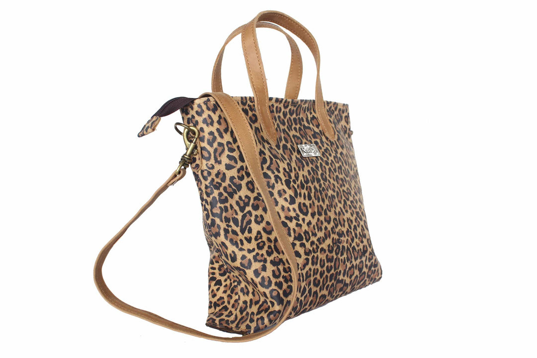 Kika Brown-Strap Animal Print Wallet