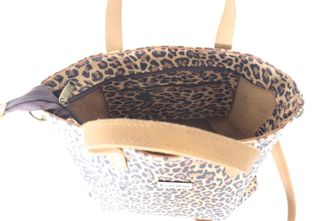Kika Brown-Strap Animal Print Wallet