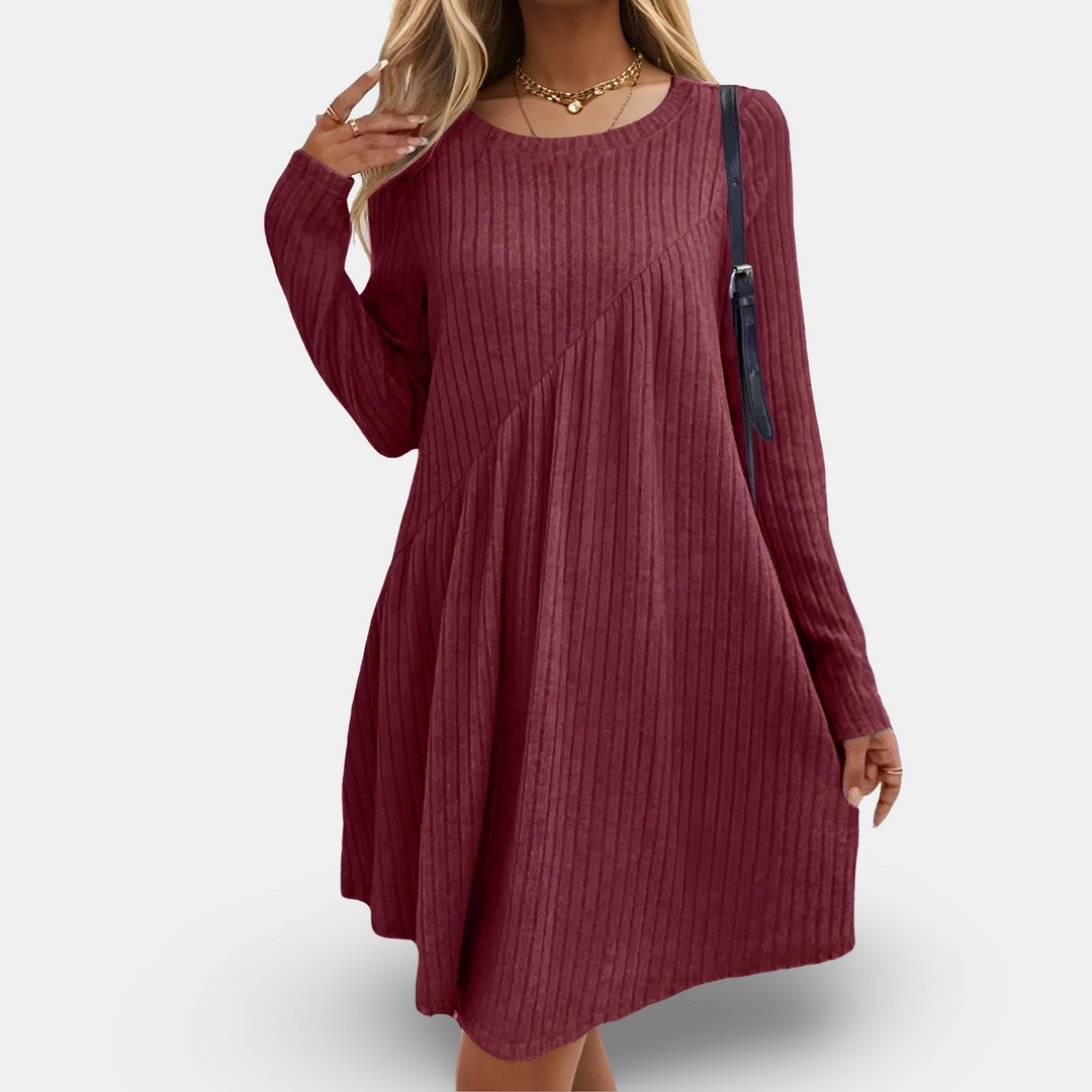 Clarita | Cozy Long Sleeve Dress for Ultimate Comfort
