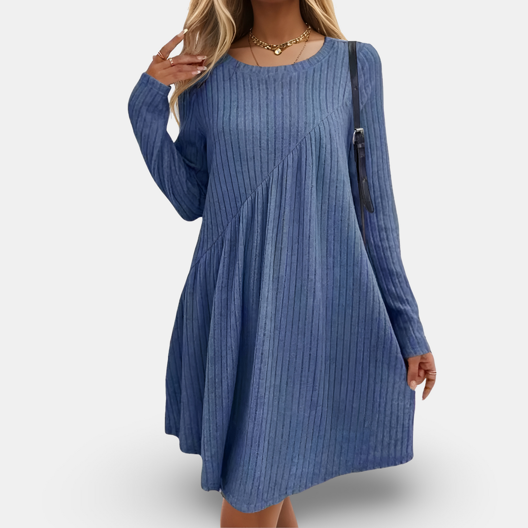 Clarita | Cozy Long Sleeve Dress for Ultimate Comfort