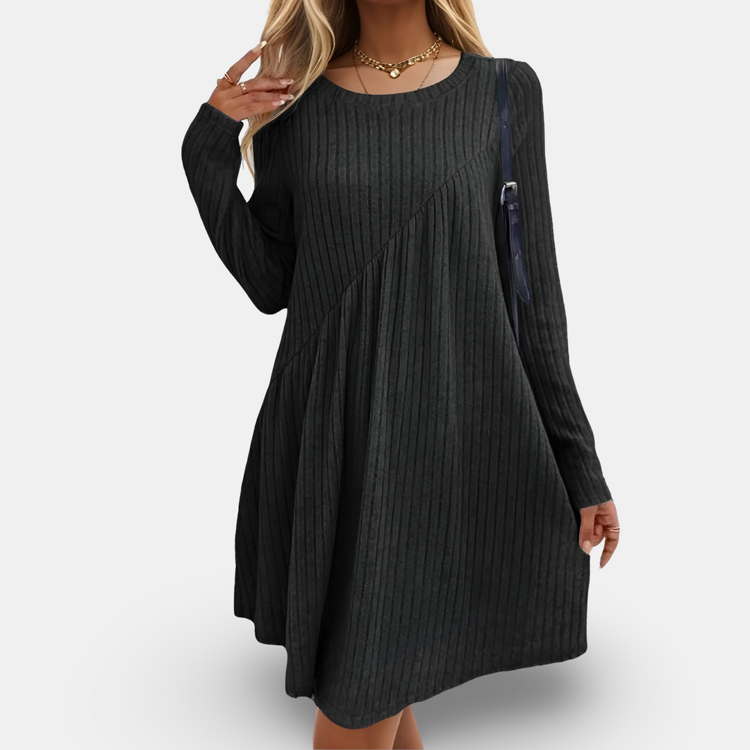 Clarita | Cozy Long Sleeve Dress for Ultimate Comfort