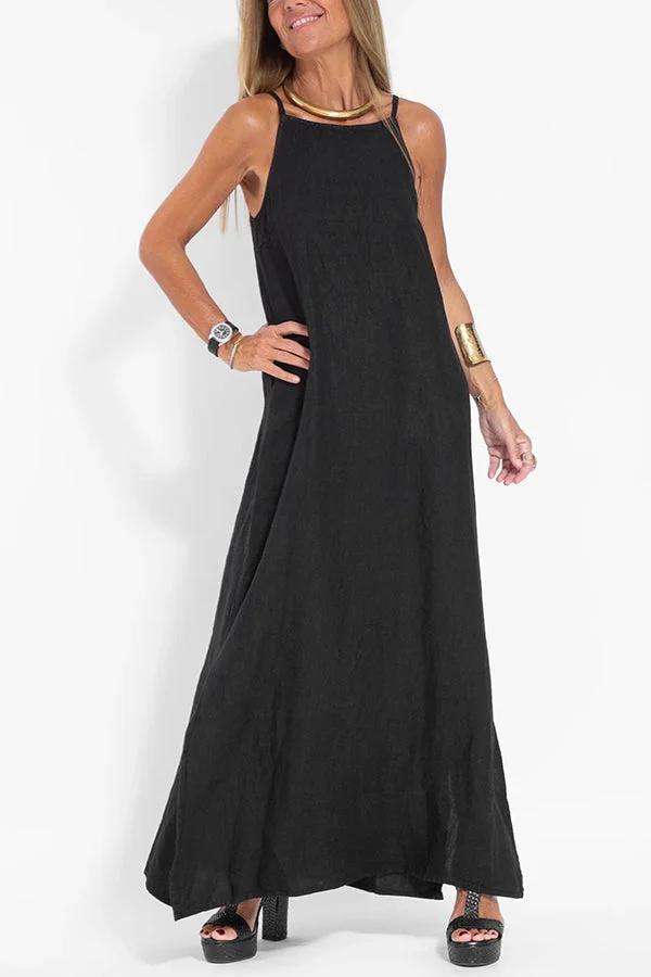 ALWINE Halter Neck Dress