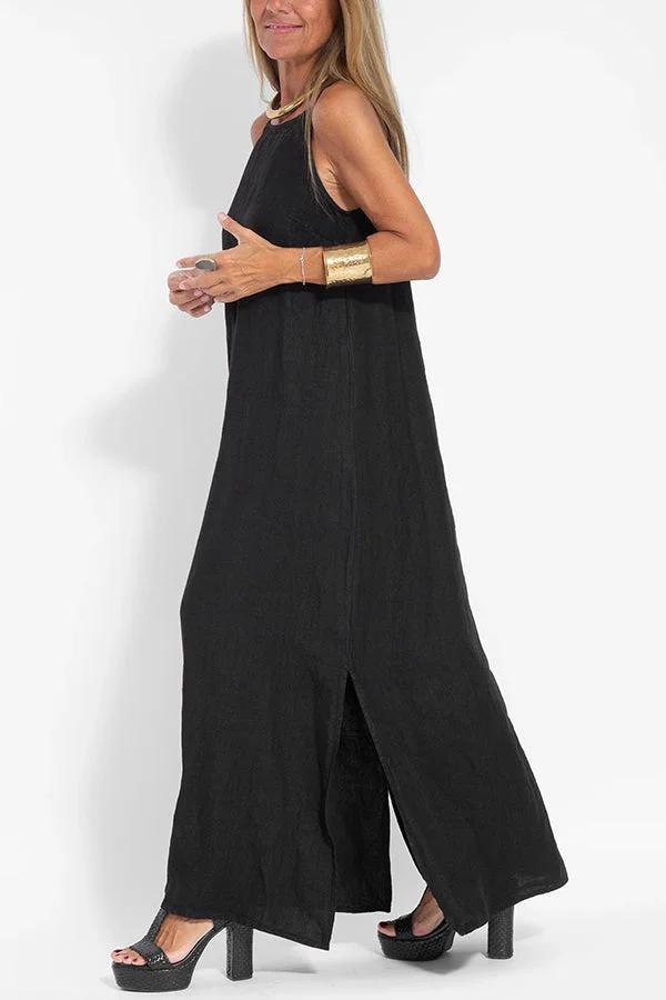 ALWINE Halter Neck Dress