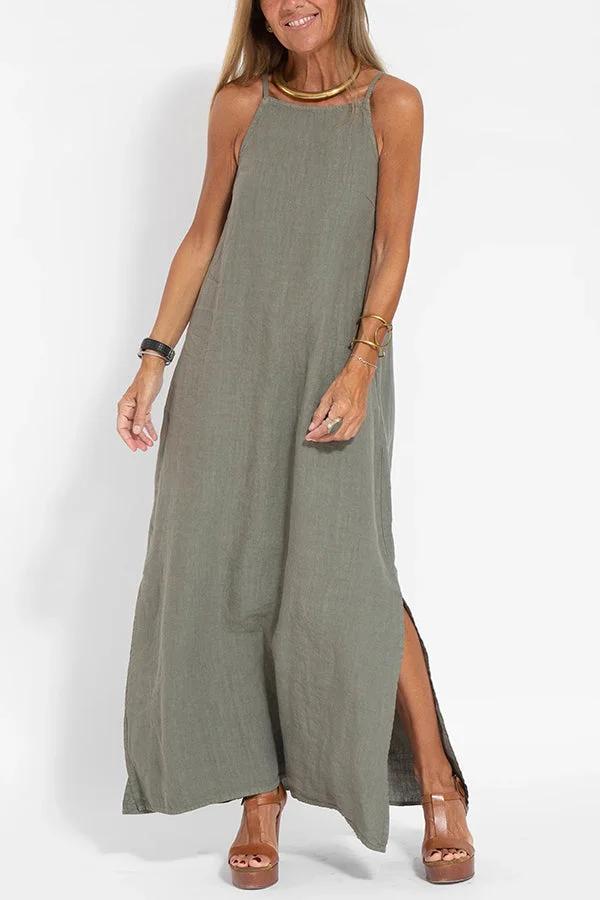 ALWINE Halter Neck Dress
