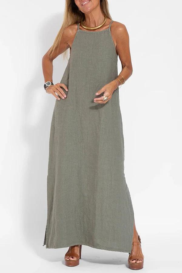 ALWINE Halter Neck Dress