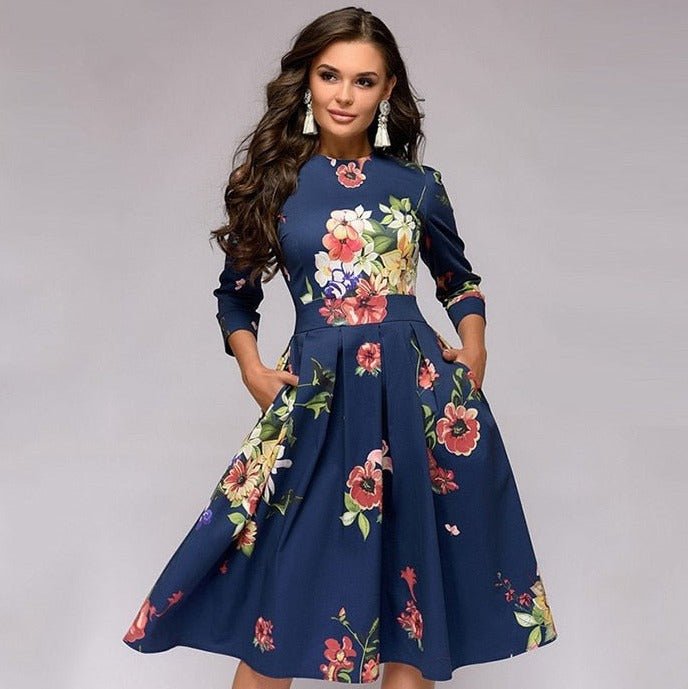 Floral Elegance: The SIBYLLE Dress