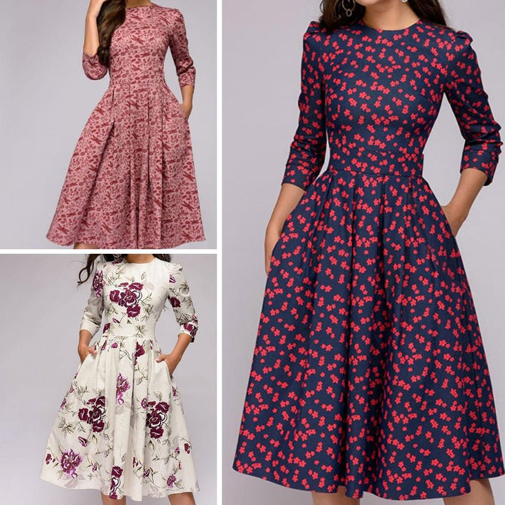 Floral Elegance: The SIBYLLE Dress