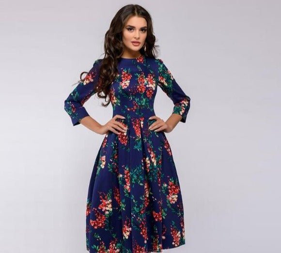 Floral Elegance: The SIBYLLE Dress
