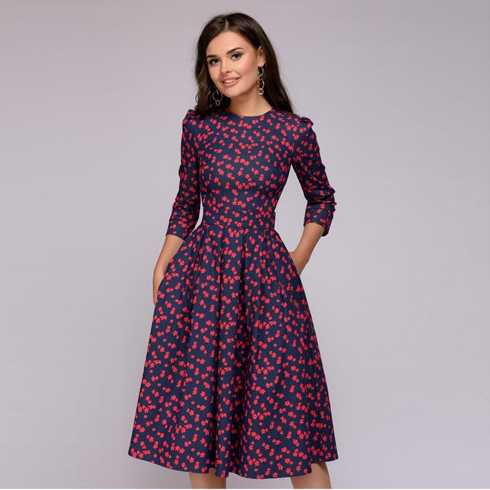 Floral Elegance: The SIBYLLE Dress