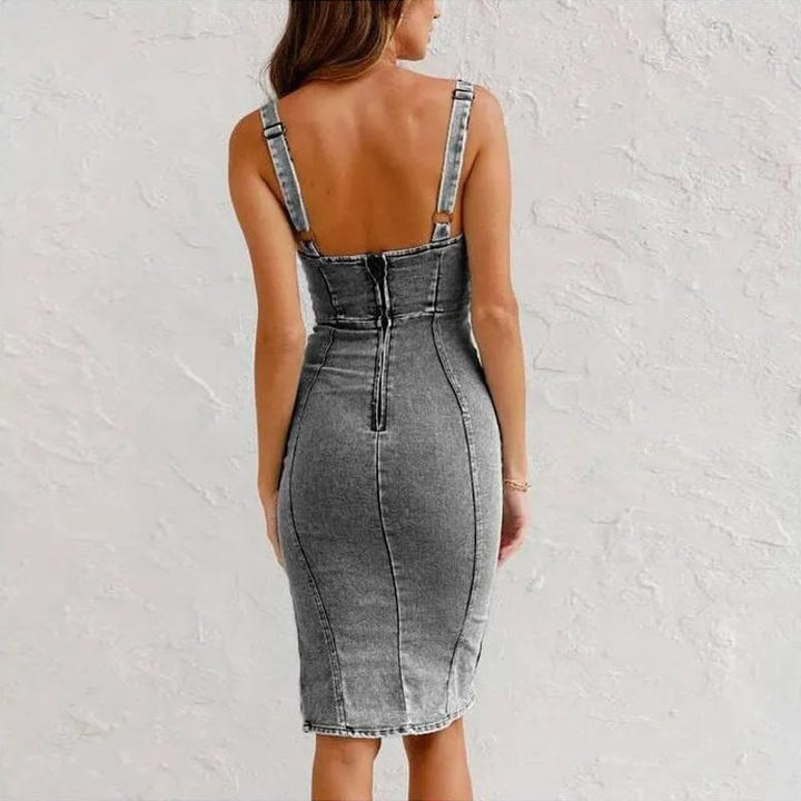 MINNA BODYCON DENIM DRESS