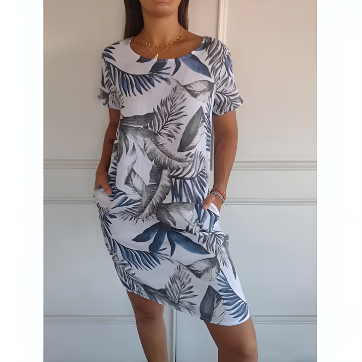 FELICITAS RELAXED PRINTED DRESS